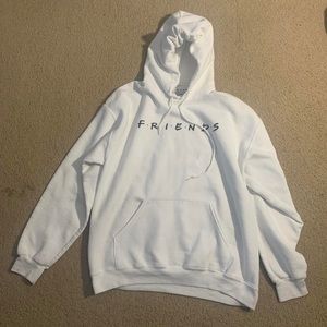 white friends hoodie